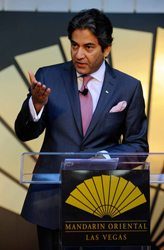 Rajesh Jhingon Grand Opening Madarin Oriental Las Vegas